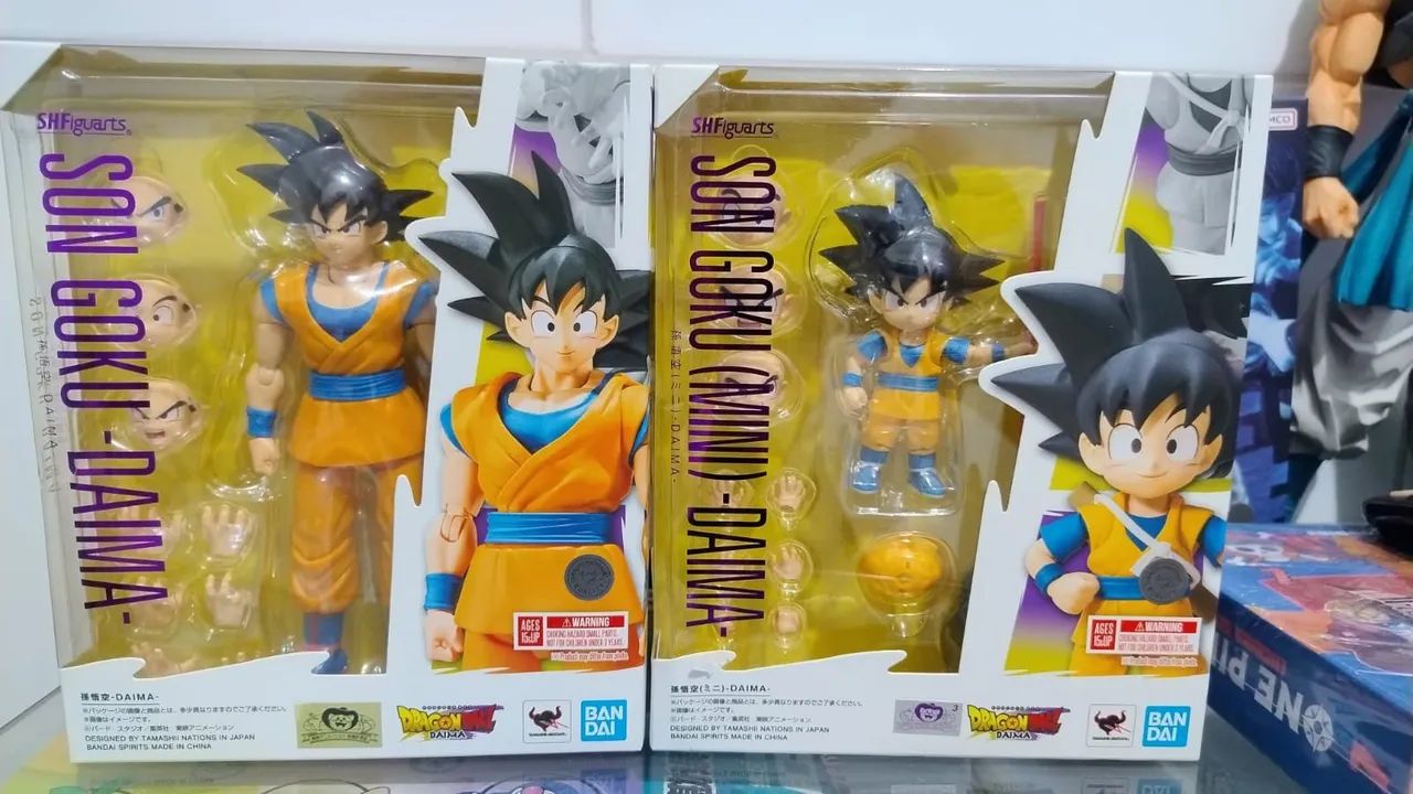Sh figuarts Goku Daima normal e Mini