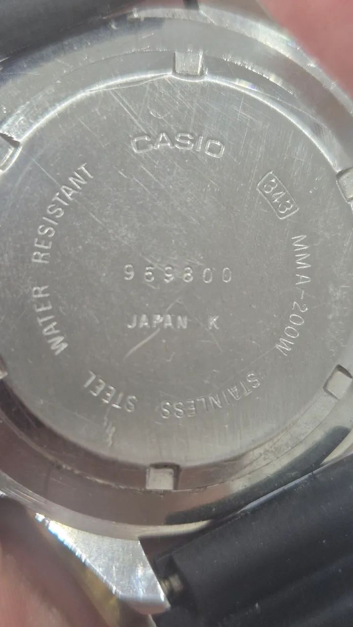 Relógio CASIO MMA-200W  100 NETROS   -   ÓTIMO ESTADO - Foto 5