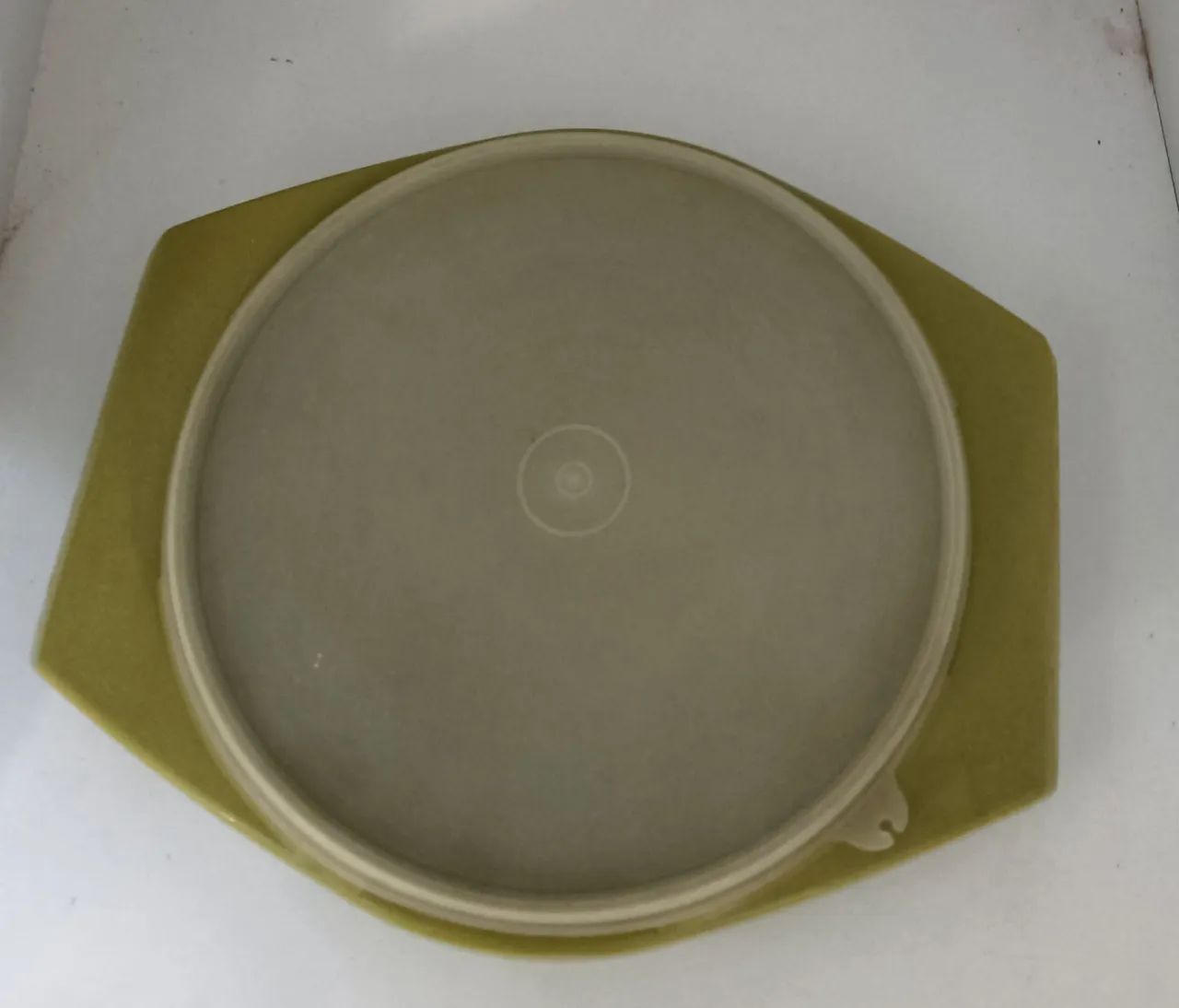 TUPPERWARE VERDE 30 x 25 x 8cm ANTIGA *ANOS 80* EXCELENTE ESTADO VINTAGE 