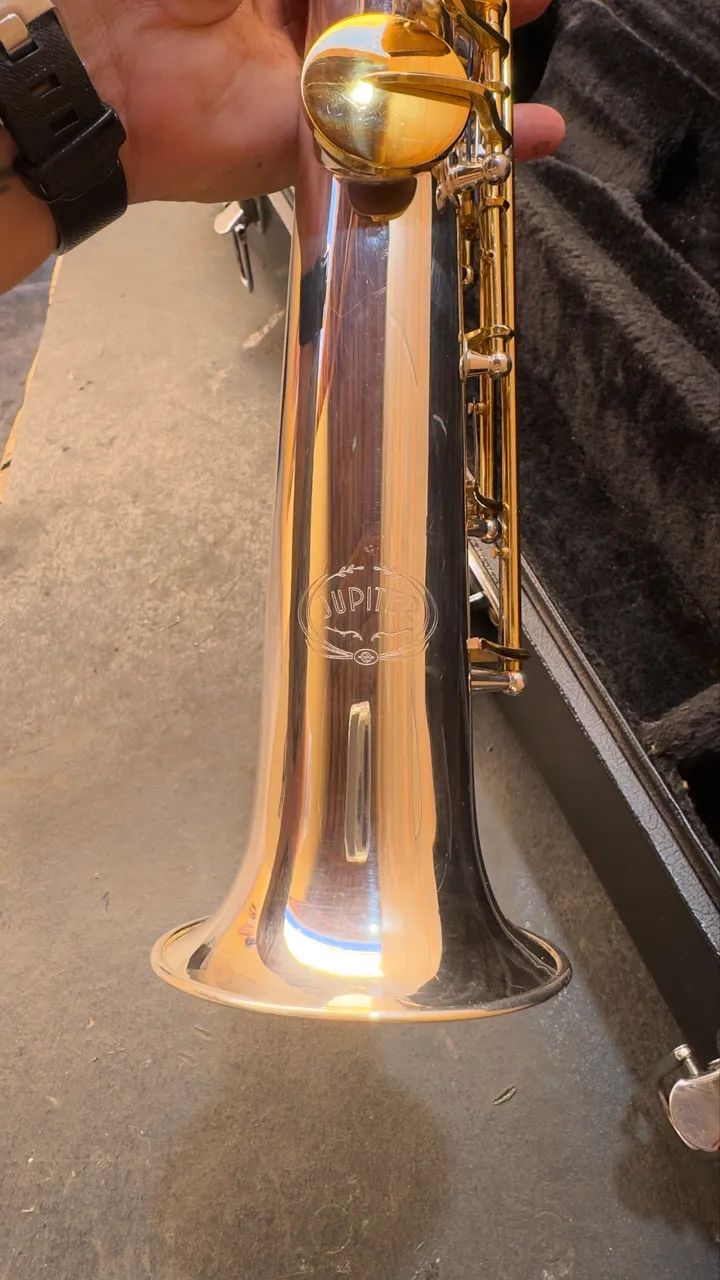 Sax soprano Júpiter 547 prata  - Foto 2