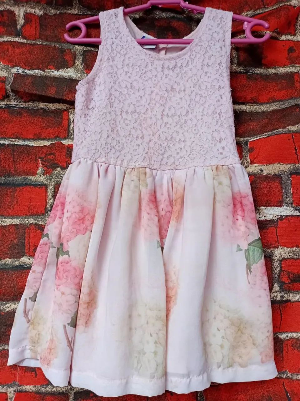 Vestido infantil Rosa  - Foto 2