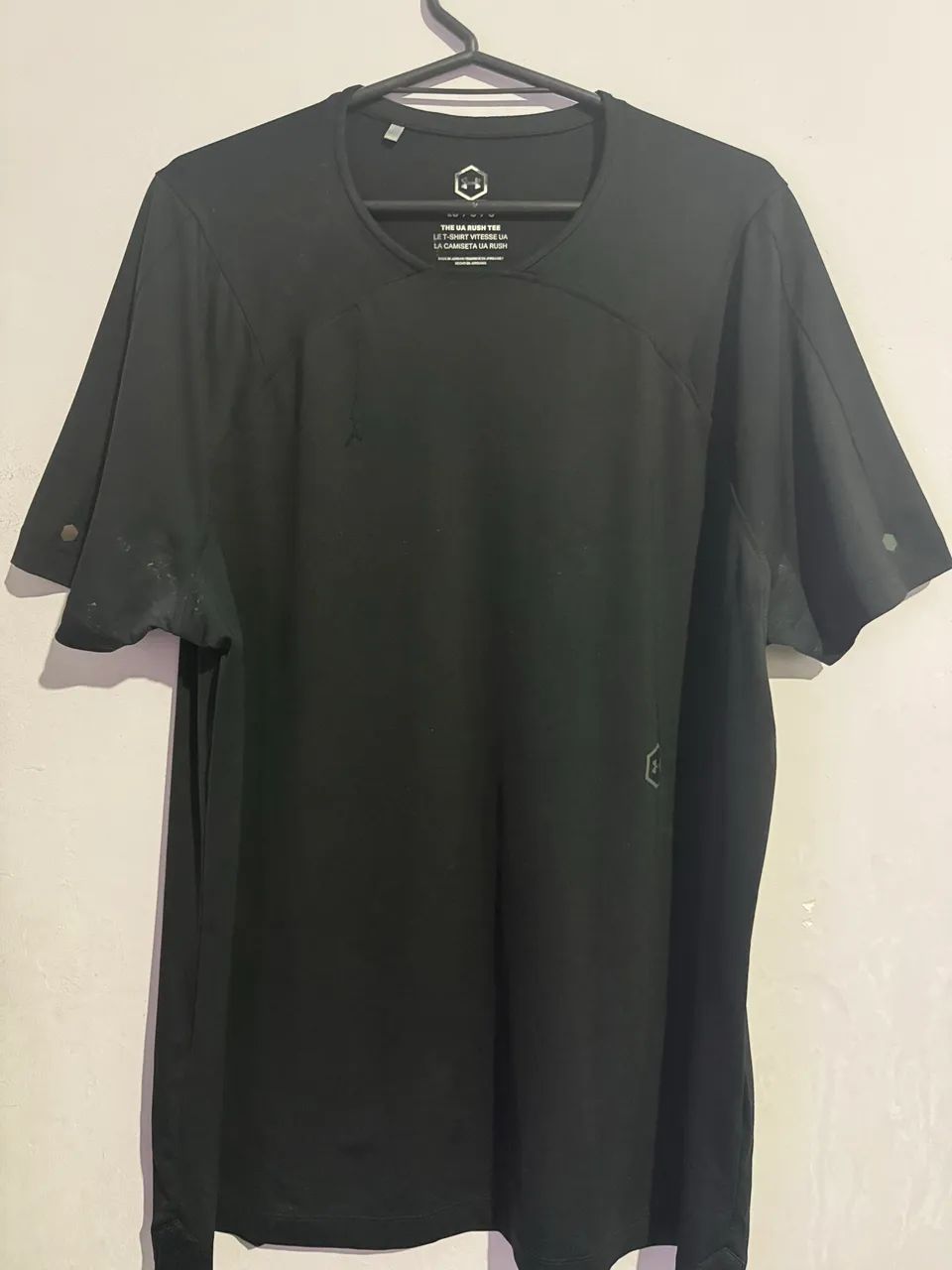 Camiseta Under Armour Rush Preta, G!
