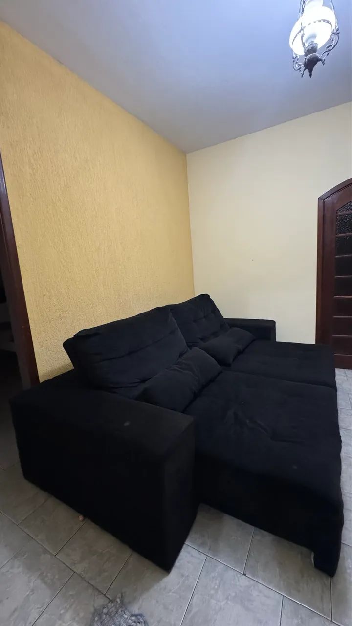 Sofá cama Preto Usado433926760343152643