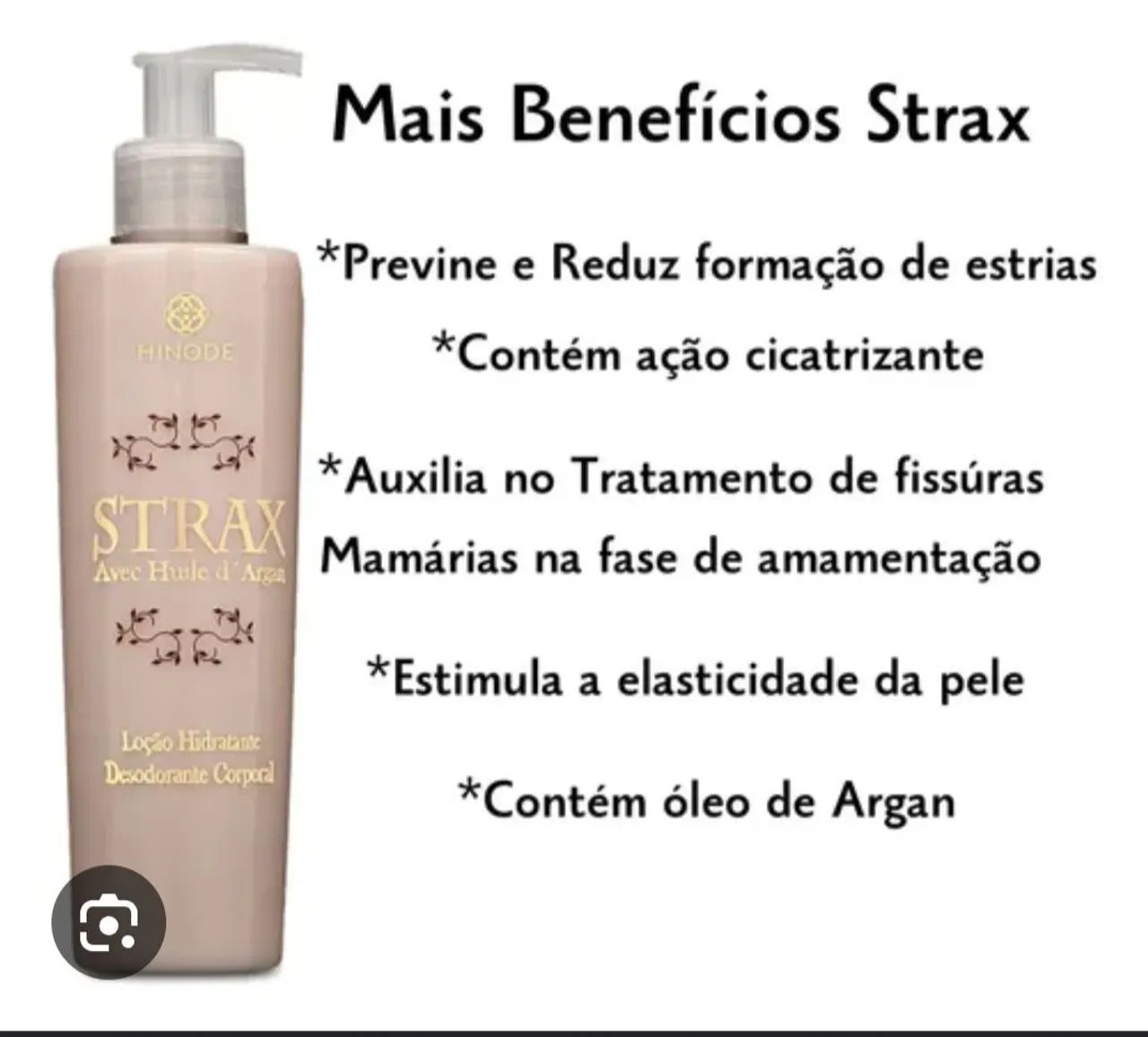 Strax hinode hidratante corporal 240ml - Foto 2