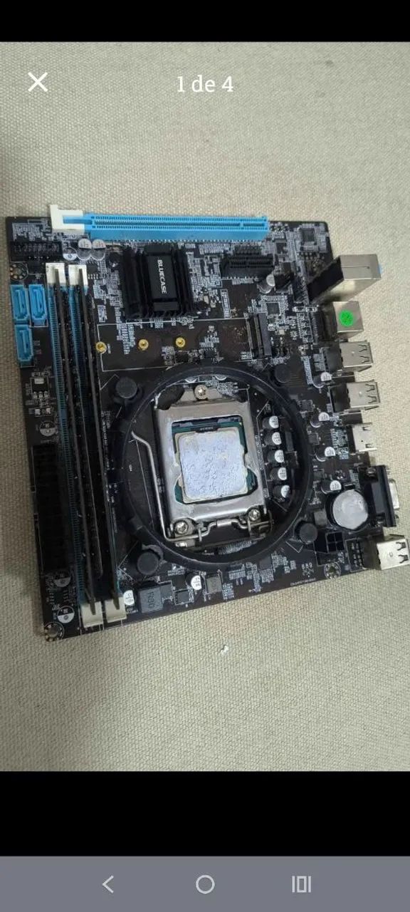 Vendo kit processador memória e placa mãe novos - Foto 2