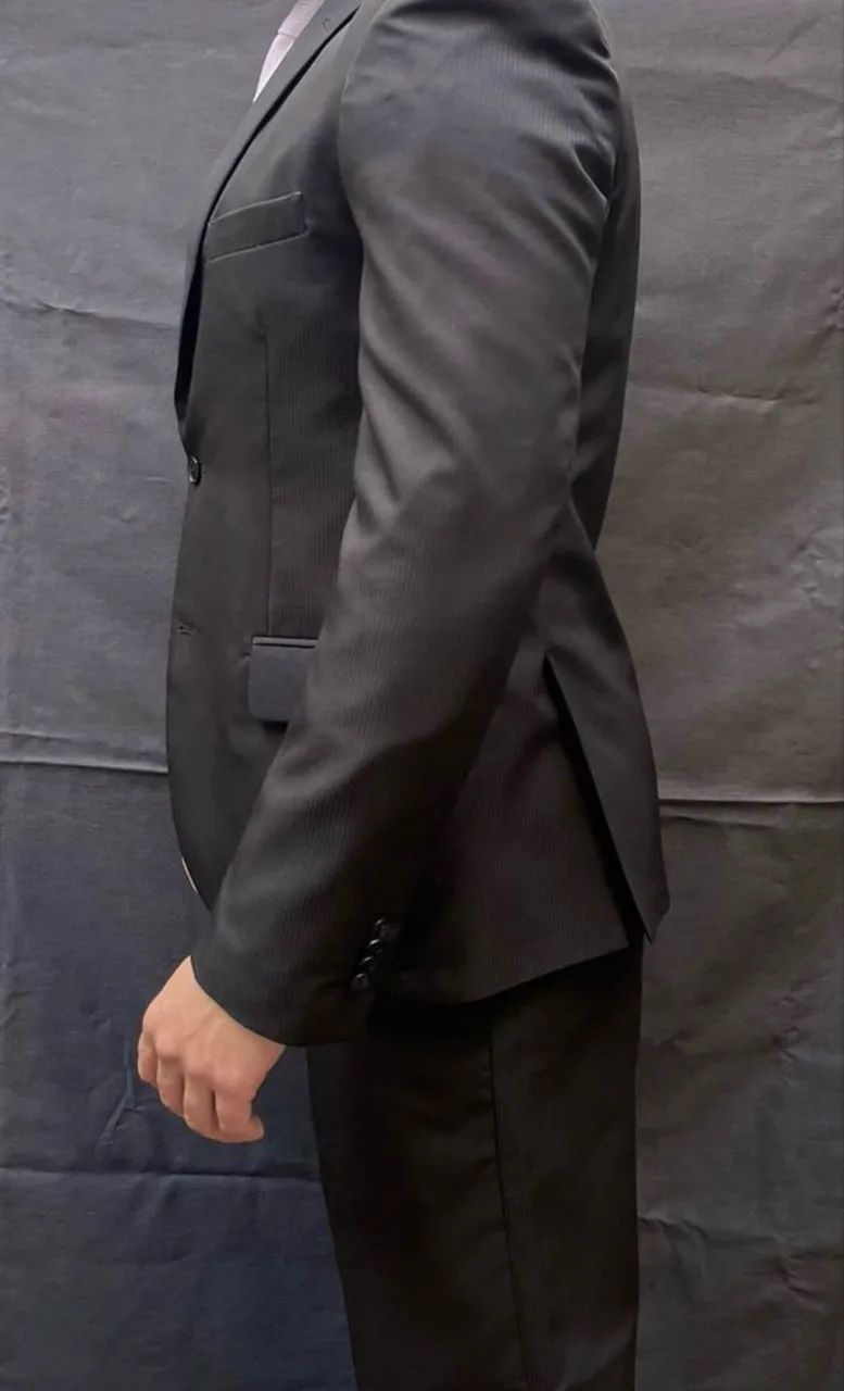 Terno Lindíssimo Forrado Masculino Preto 