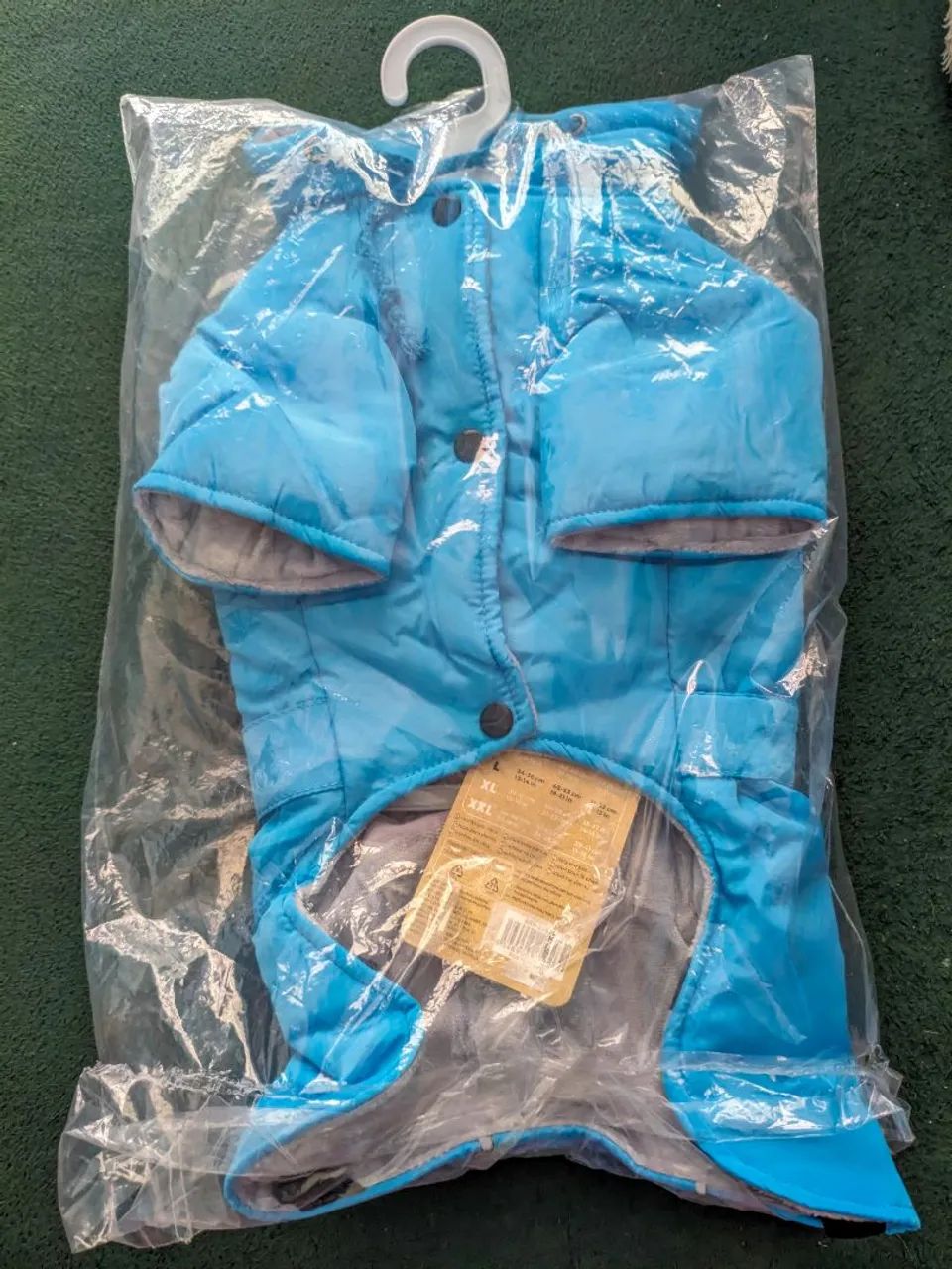 jaqueta coleta de inverno pet m