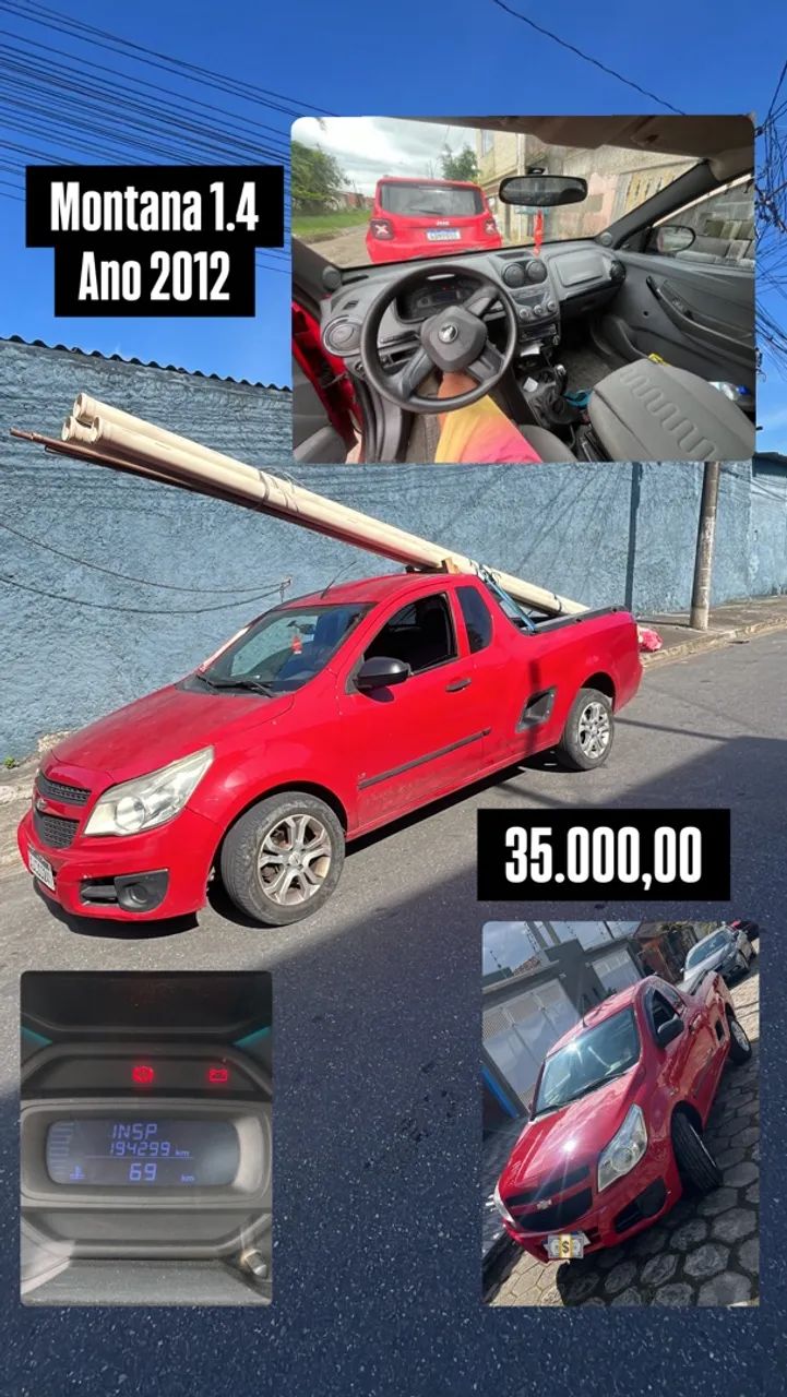 Chevrolet Montana LS 1.4 ECONOFLEX 8V 2P 2012