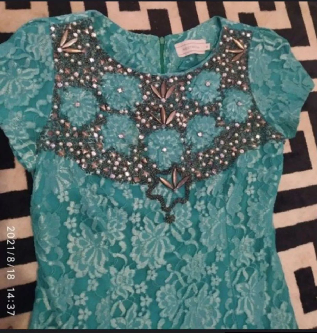  Vestido de festa Verde  - Foto 4