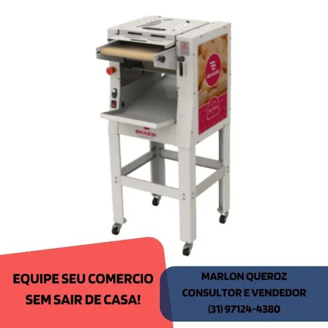Modeladora de Massas de Pão 35CM Braesi Nova