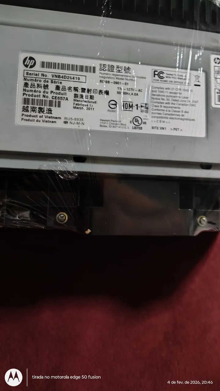 Impressora HP LaserJet P1102w - Foto 2