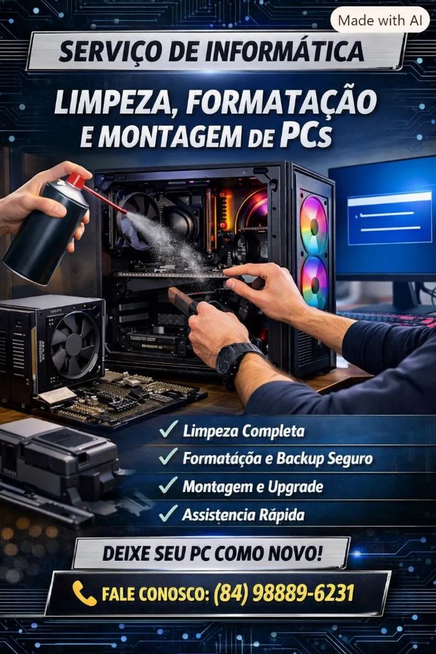 Serviços de informática domiciliar 