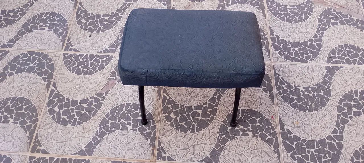 Otomana vintage apoio para as pernas  - Foto 3