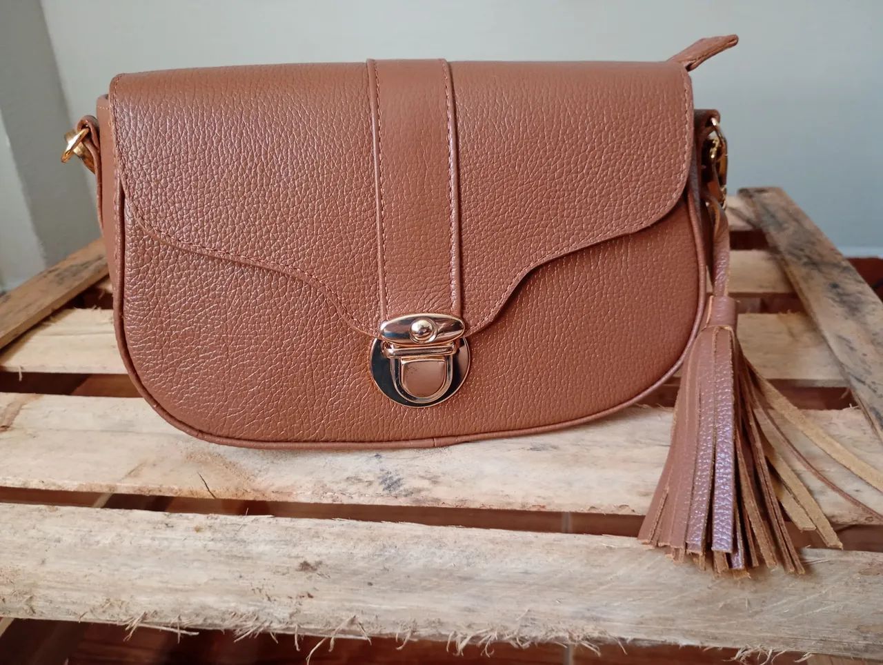 Bolsa de couro  - Foto 3