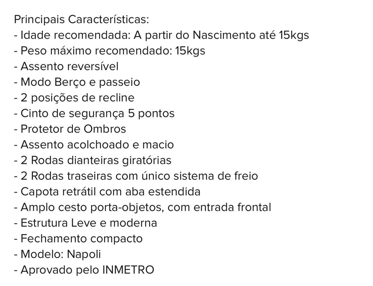 Carrinho de bebê Galzerano - Foto 3