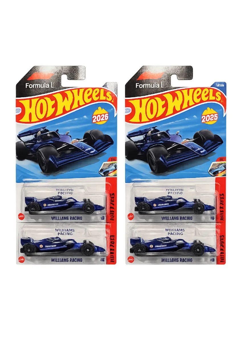 Lote 4 Hot wheels F1 Williams Racing.