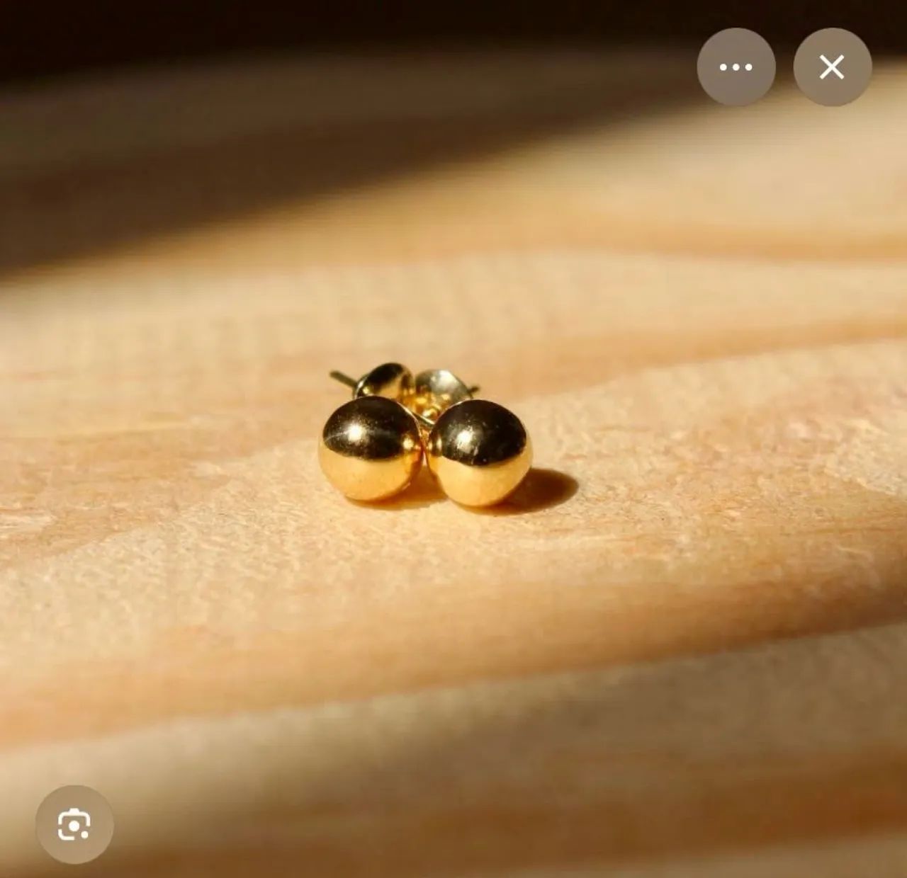 Brinco Bolinha de Ouro