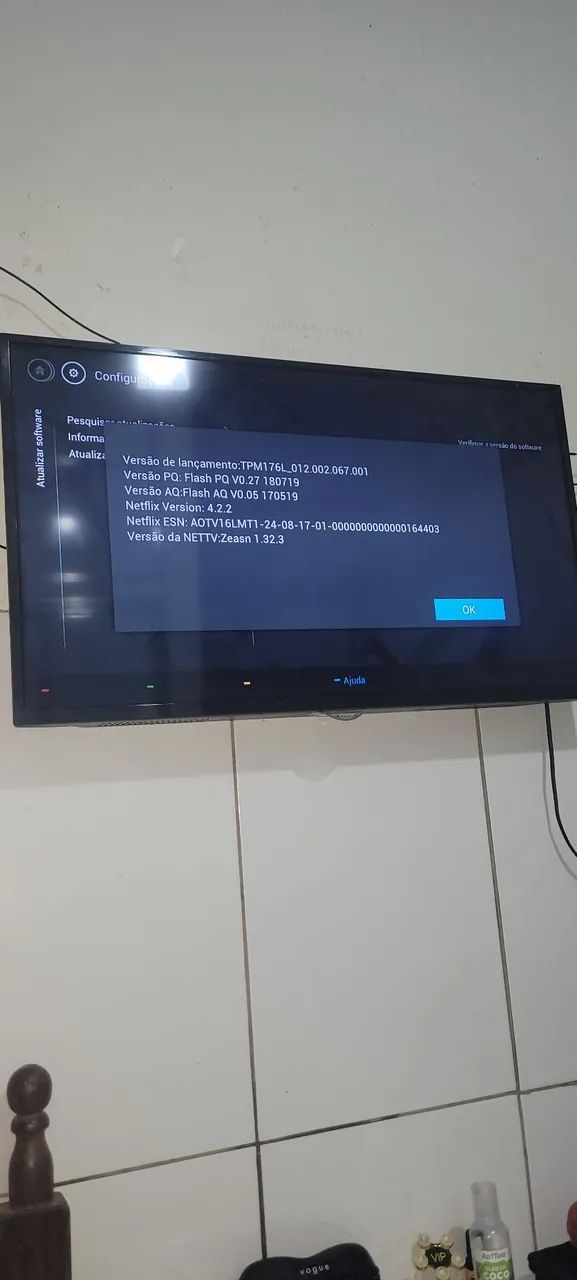Smart TV AOC 32 polegadas Perfeito Estado (Com Netflix e YouTube)