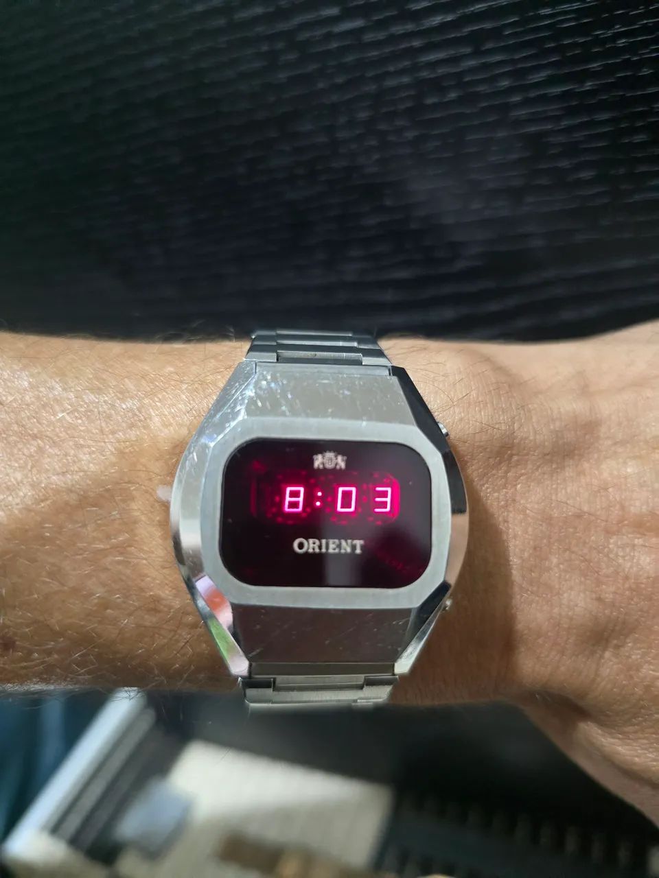 RELÓGIO ORIENTE TOUCHTRON ANOS 70 - Foto 3