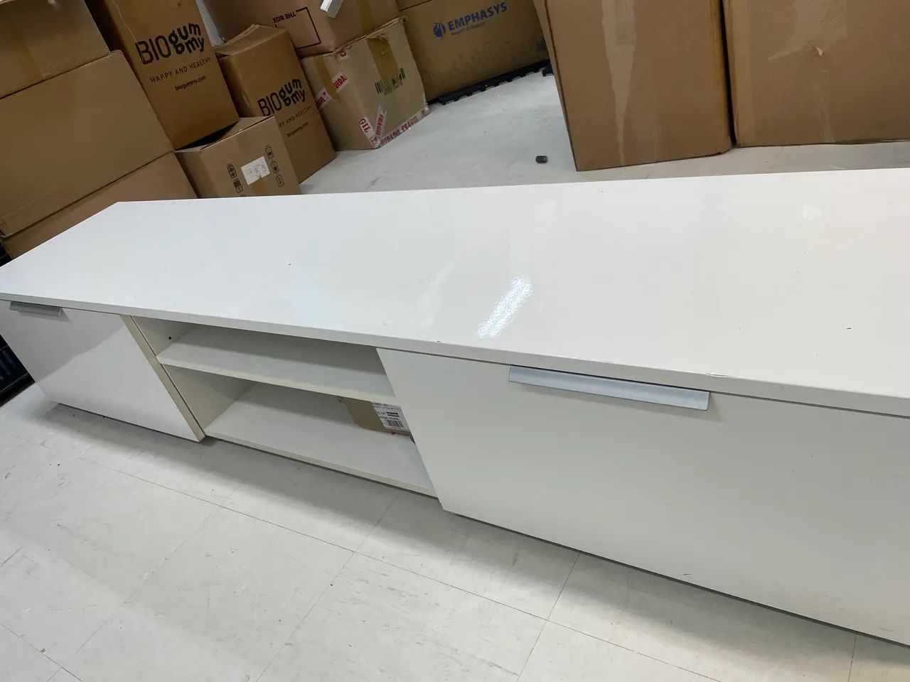 Rack de TV Branco (Seminovo)
