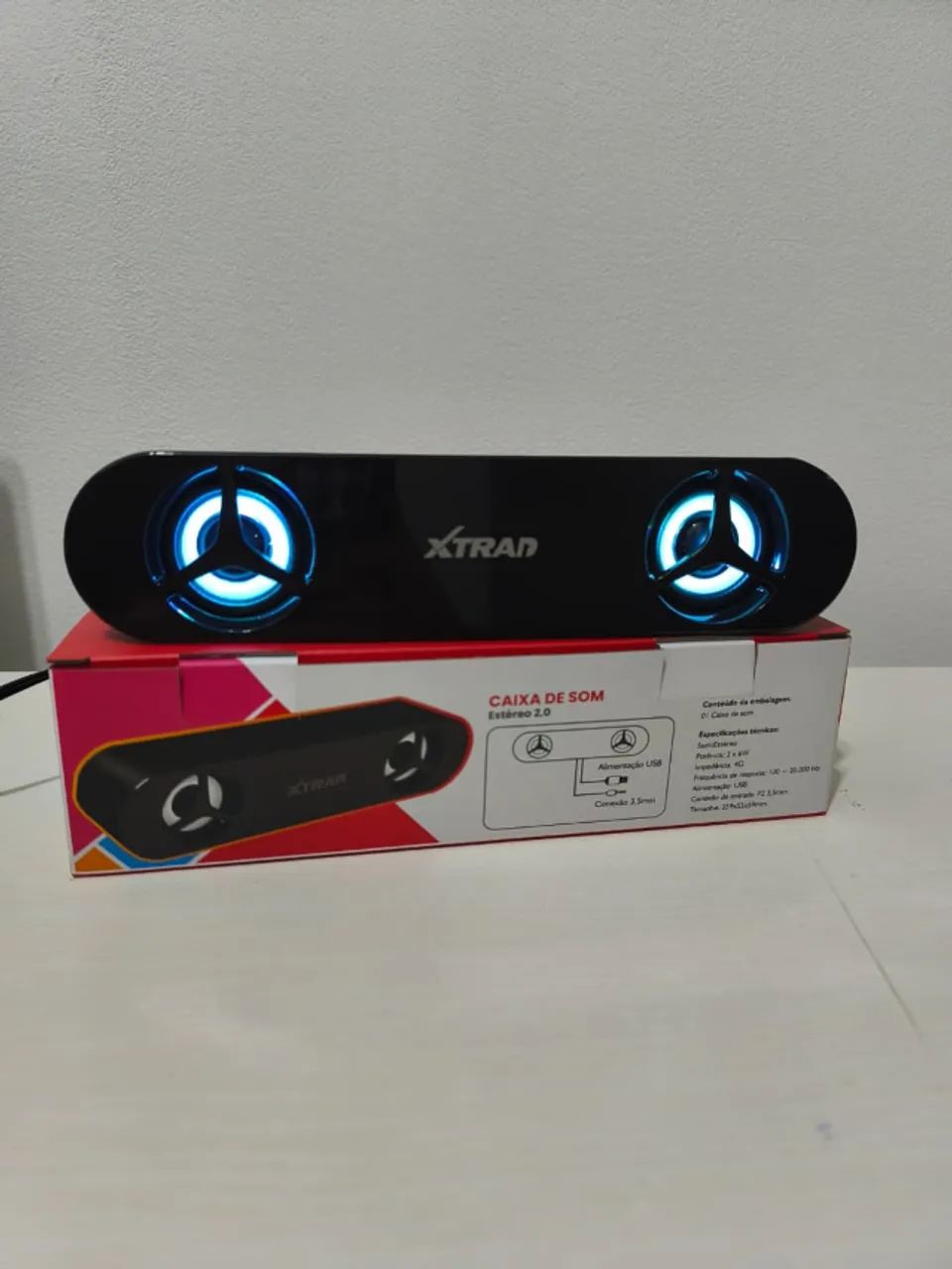 Caixa de Som Estéreo 2.0 Pc/Notebook - Foto 5