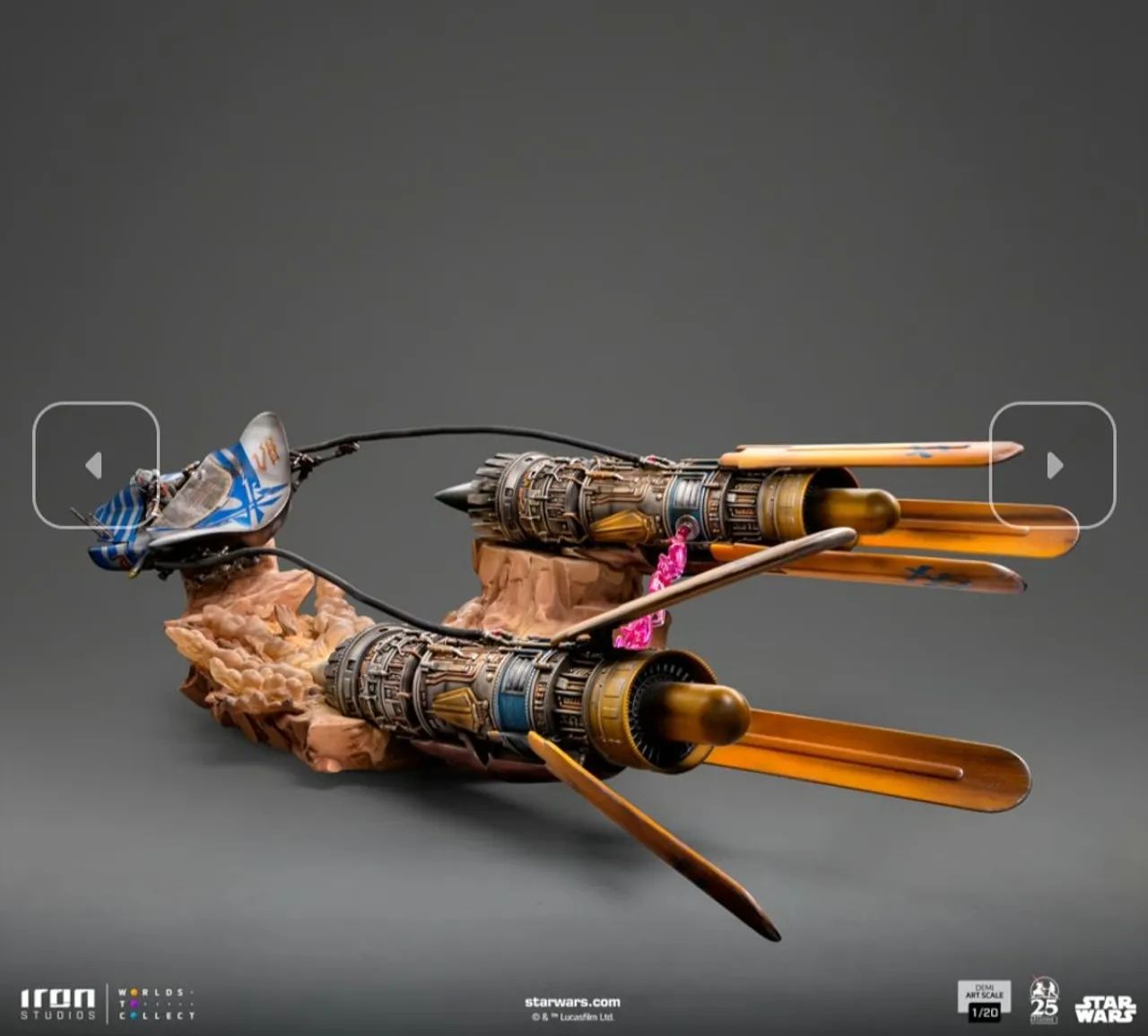 Anakin Pod Racer Iron Studios Star Wars - Foto 4