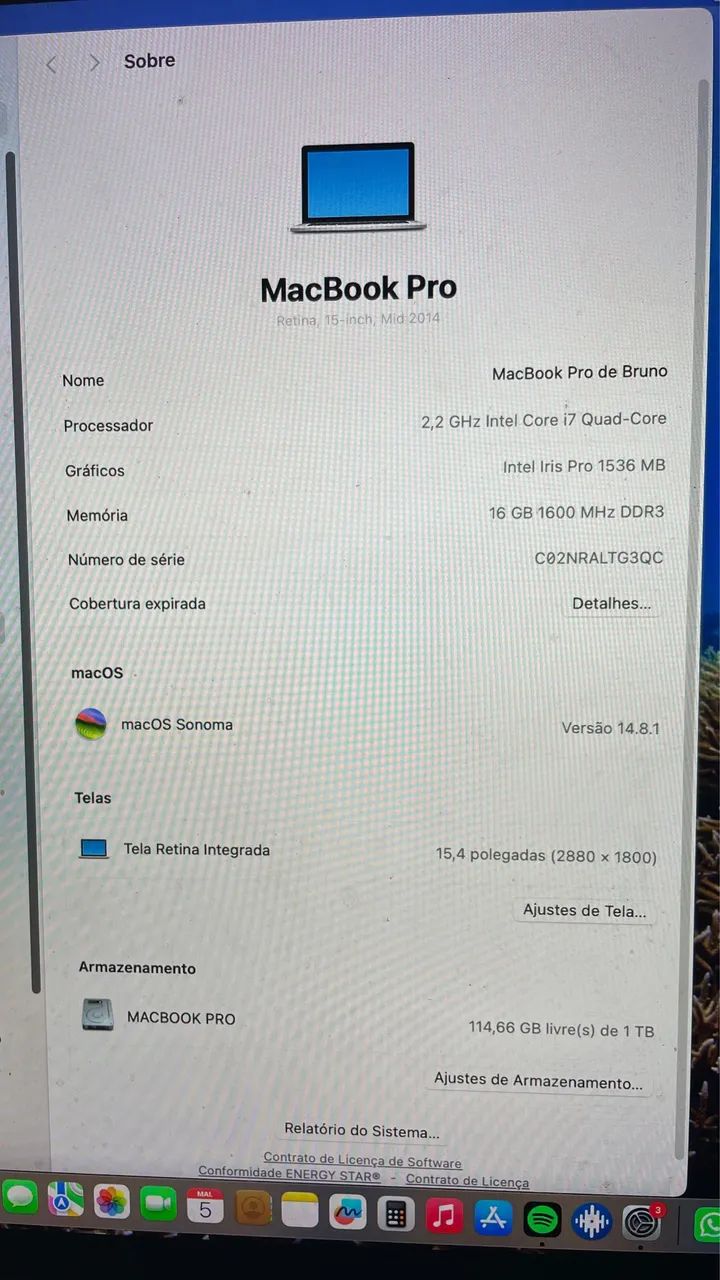 MacBook Pro 2014  - Foto 3