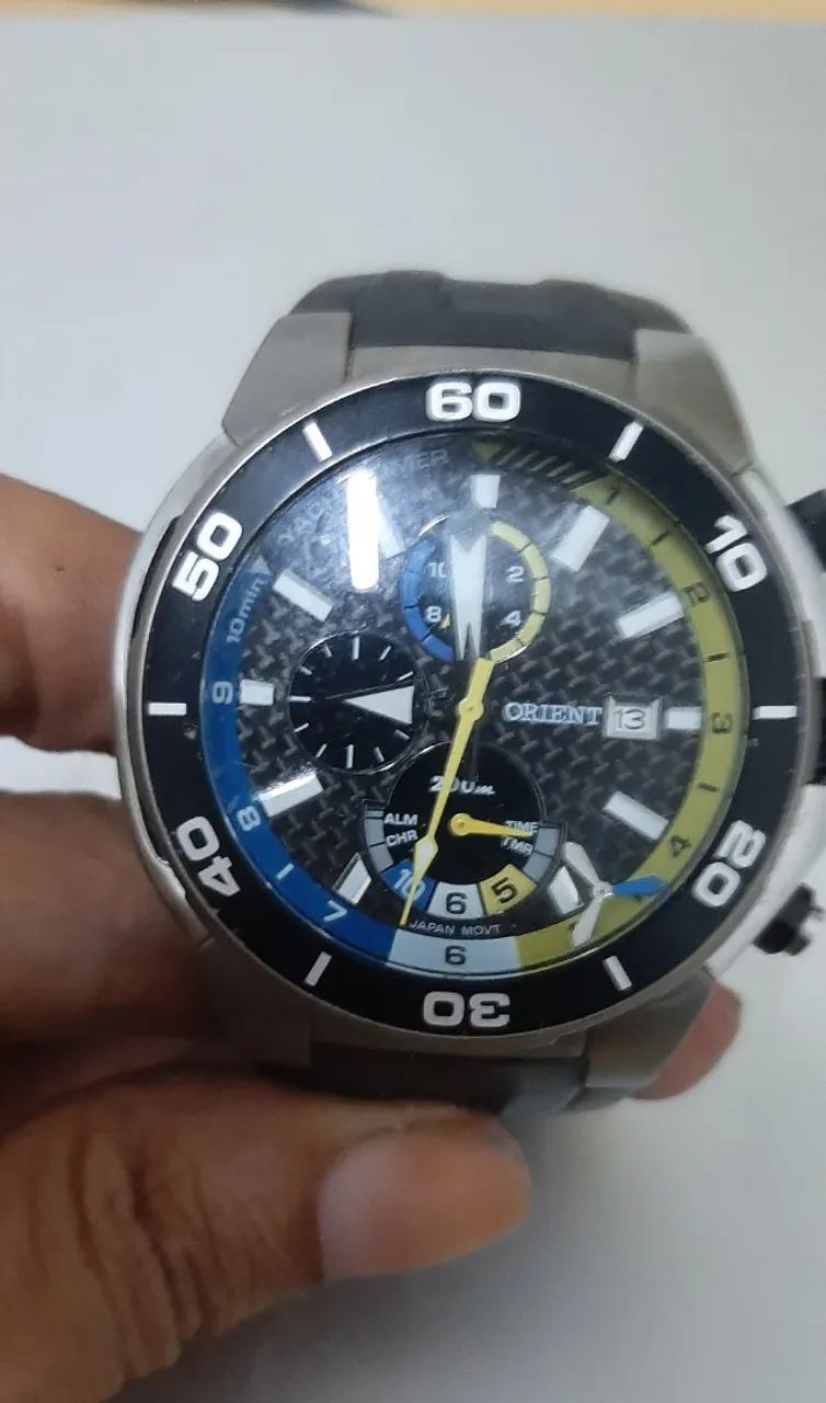 Kit com 2 relógios Orient