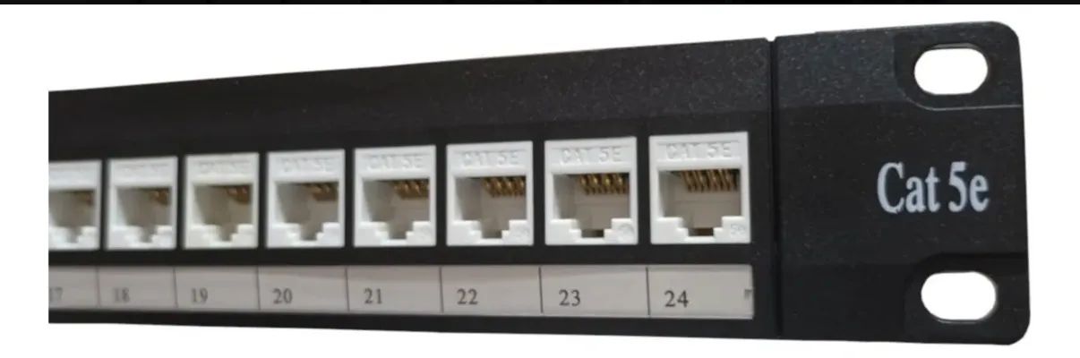 Patch Panel Leverpush 24 Portas Cat5e Rj45 19  1u Utp - Foto 4