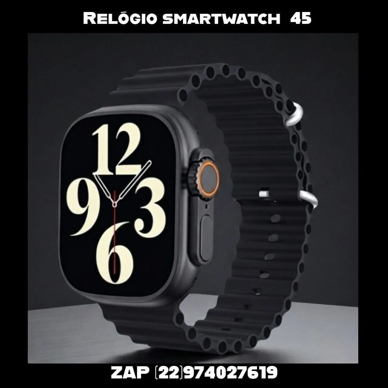Relógio smartwatch 45 