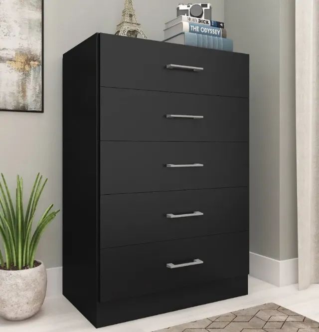Cômoda Para Quarto Com 5 Gavetas - Foto 3