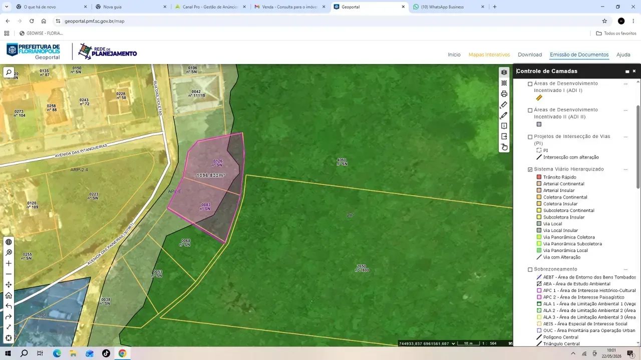 Imóvel para venda possui 1200 metros quadrados em Daniela - Florianópolis - SC - Foto 2