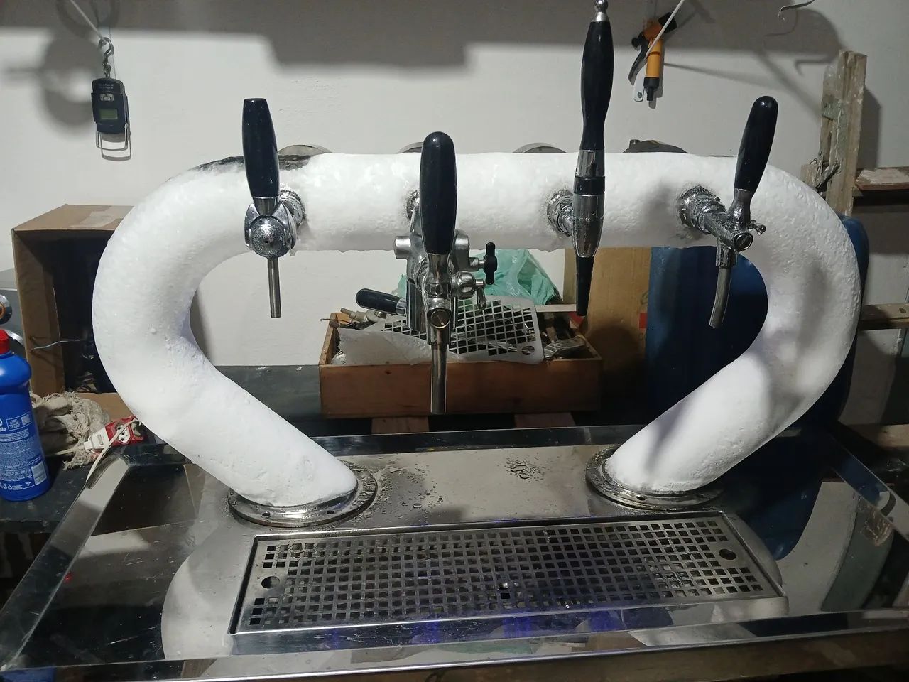 Chopeira trave 4 torneiras 