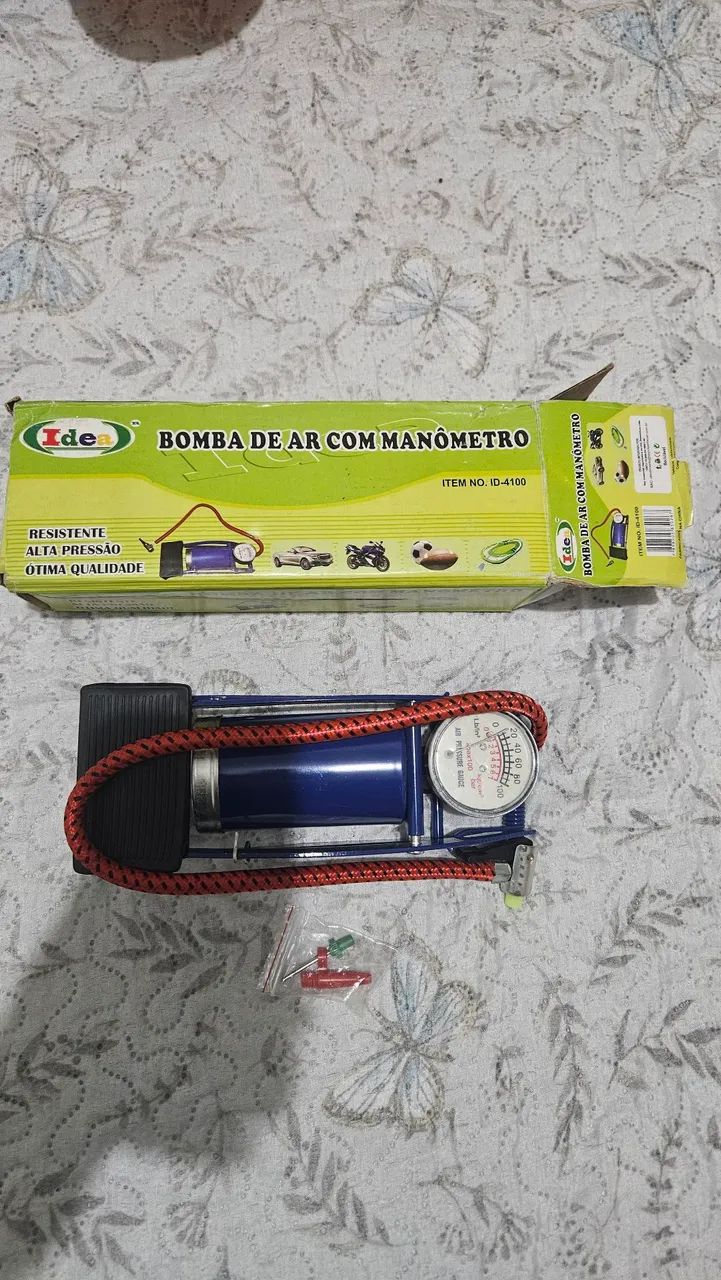 bomba de ar com manômetro - Foto 2