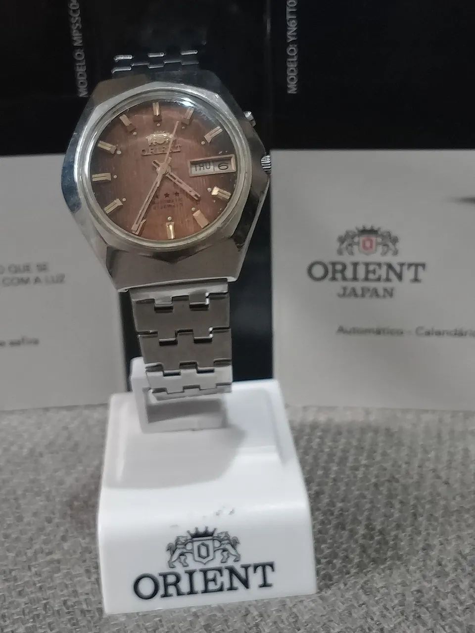 ORIENT três estrelas automático 1976 - Foto 2