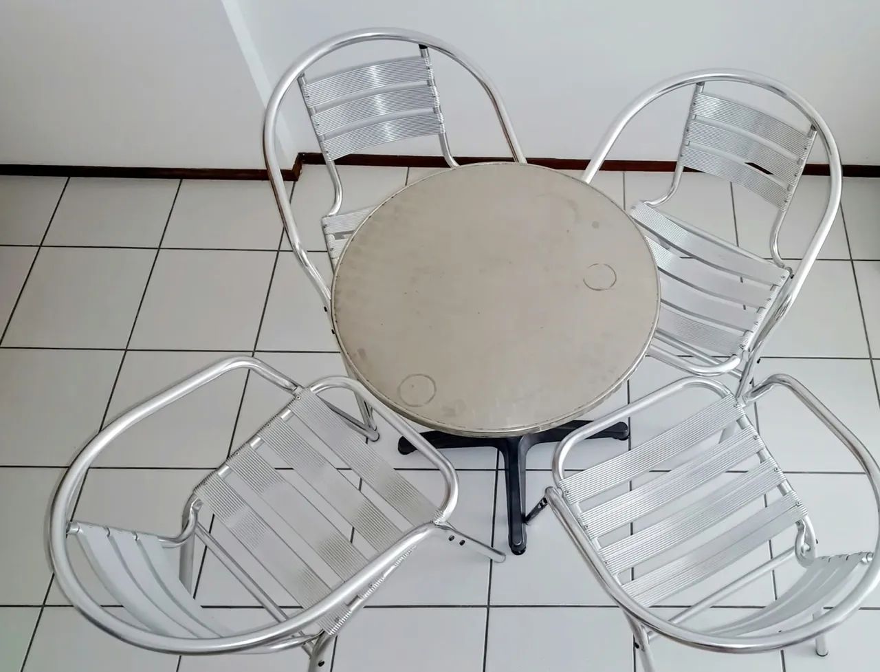 Conjunto área externa em alumínio 