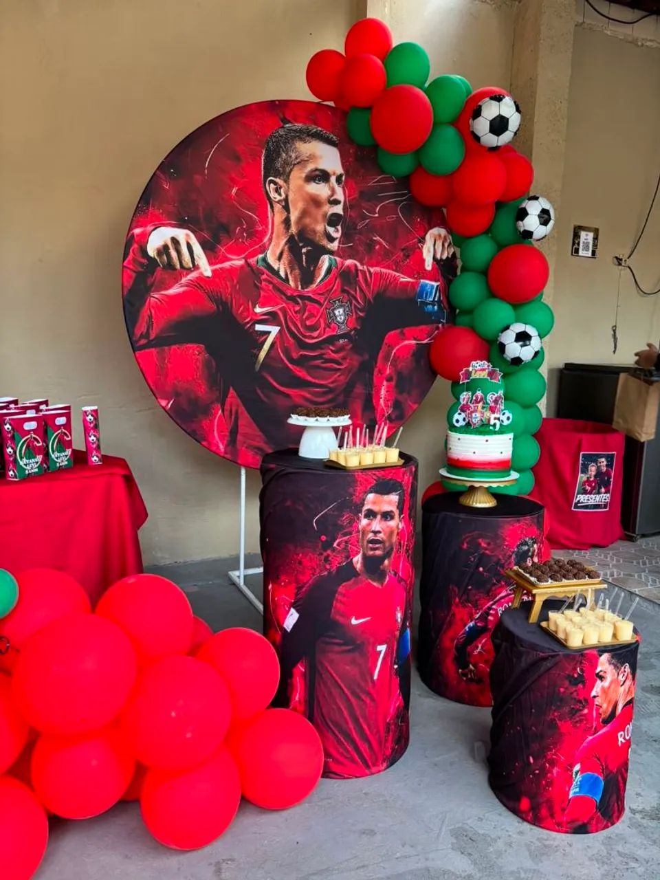 CR7 Capa painel redondo festivo - Foto 2
