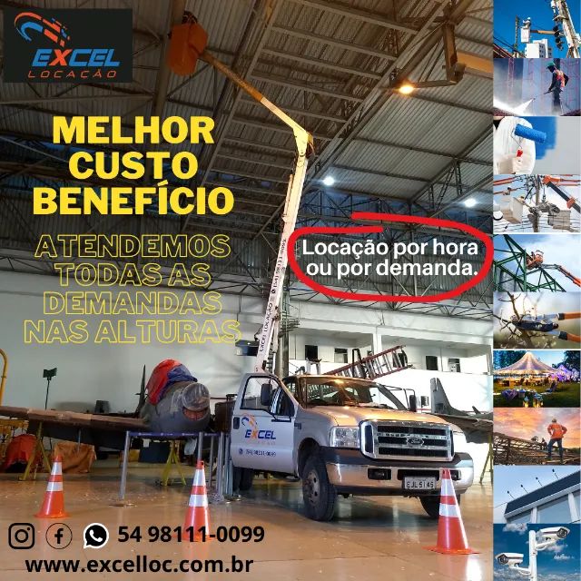 LOCAÇÃO DE CAMINHÃO MUNCK COM CESTO AÉREO