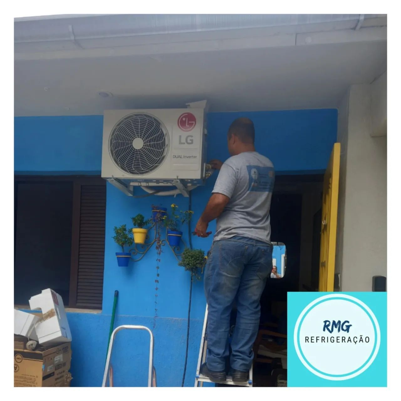 Instalação e manutenção de ar condicionado split