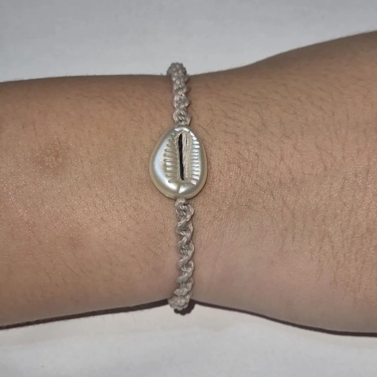 Pulseiras macramês com miçangas do mar - Foto 4