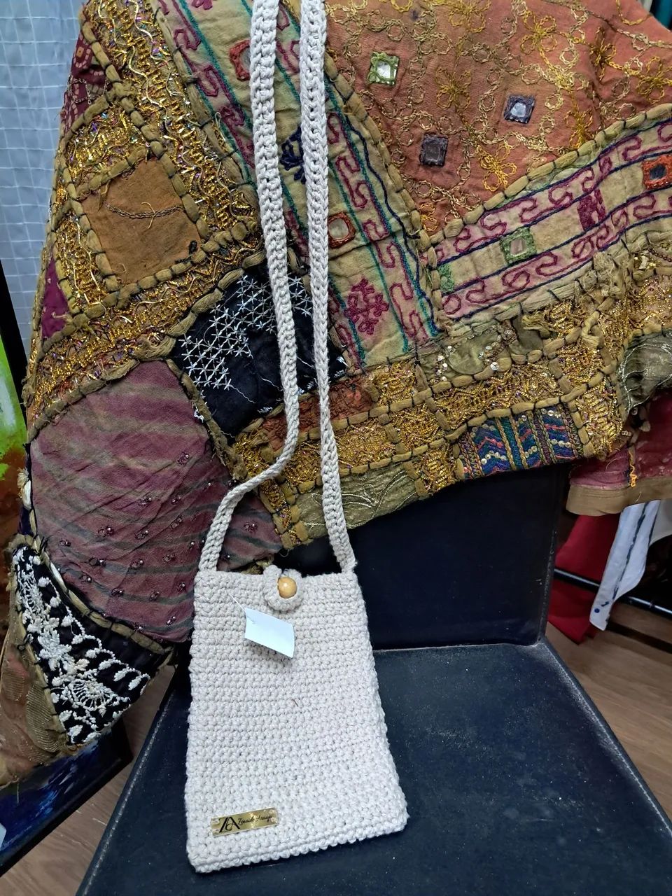Bolsa em crochê  - Foto 2