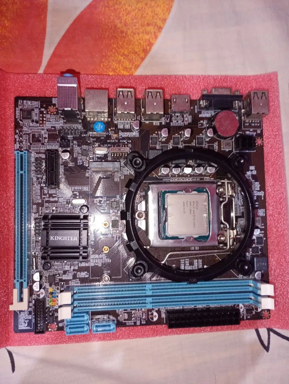 Kit Placa-mãe Kingster H61 + Xeon E3-1245 V2 (8 threads)