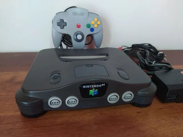 Nintendo 64 completo e funcionando