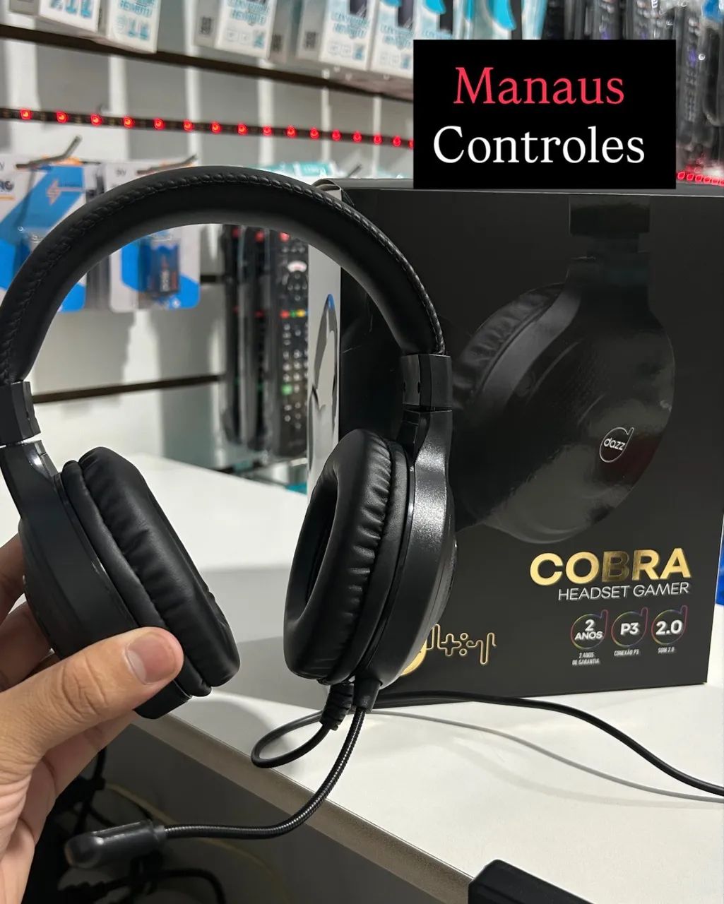 Fone Gamer Dazz com Microfone Acoplado - P3  - Foto 2