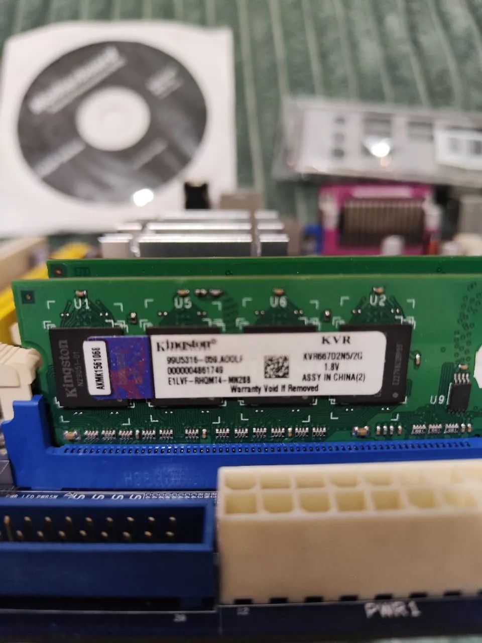 Placa mãe, Pentium E5500 e 4gb ddr2 - Foto 3