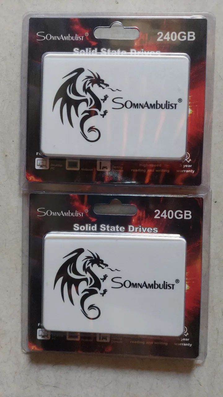 Ssd Sata 240Gb Novo Zero!