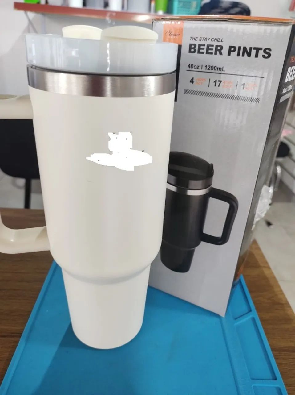 Copo Termico 1200 ML Branco
