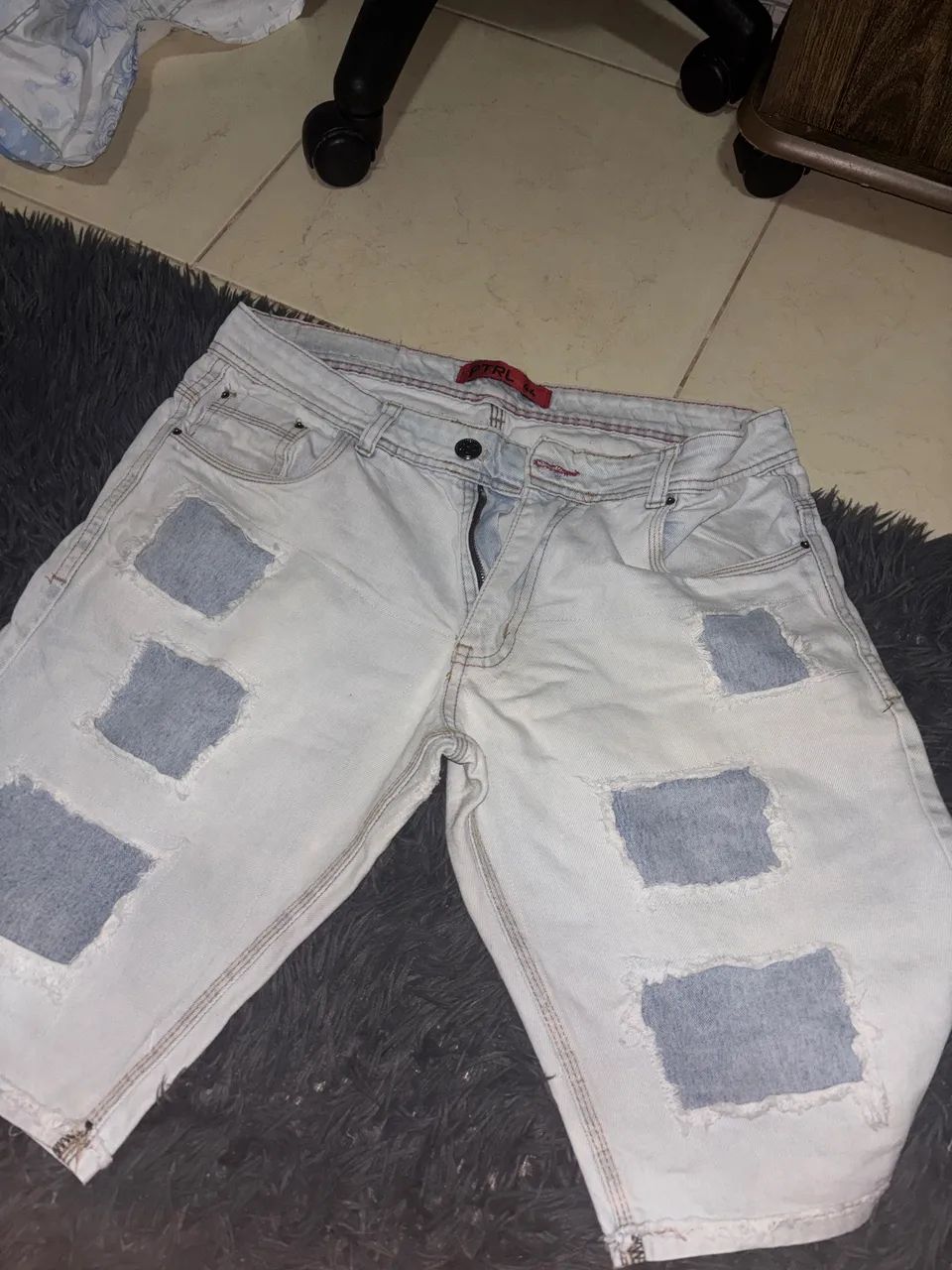 bermuda jeans masculina 44 - Foto 2