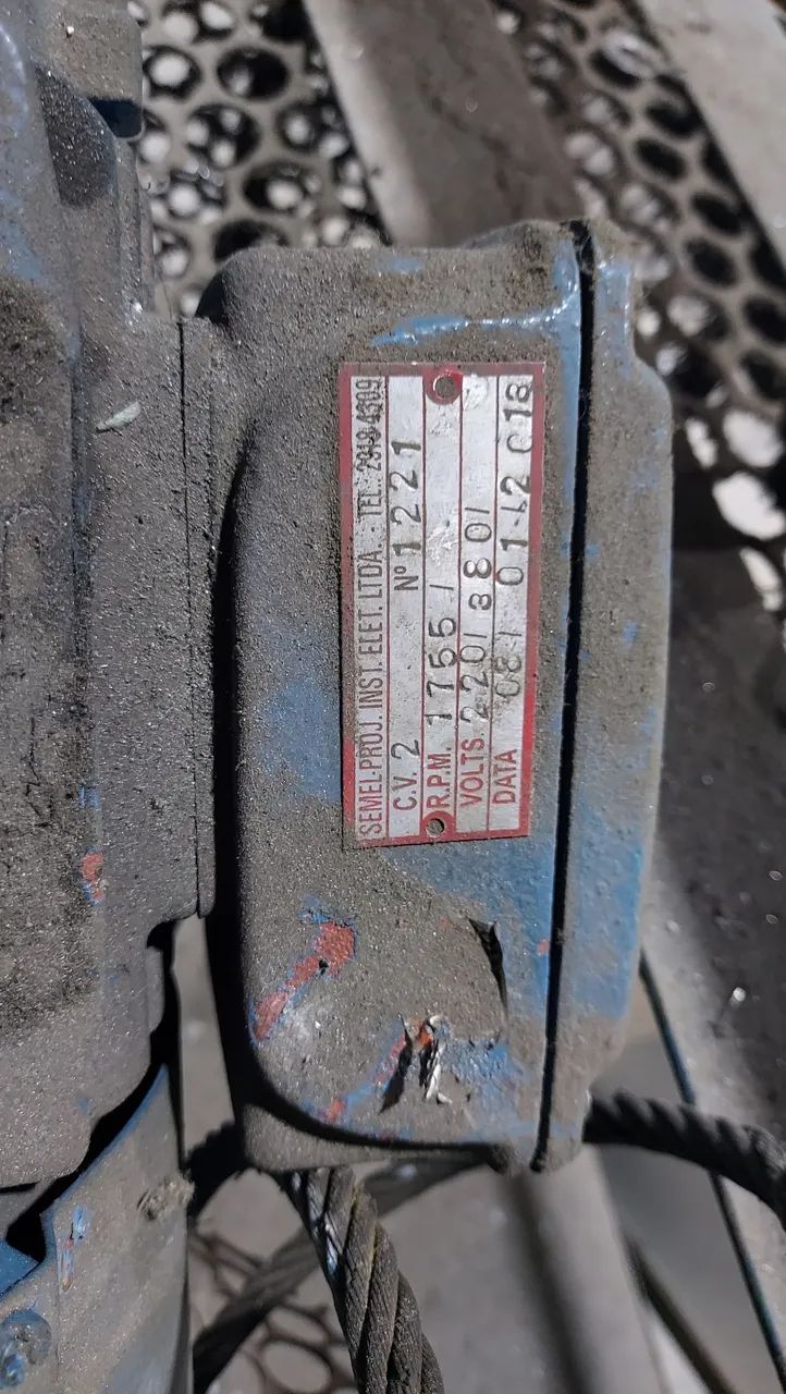 Moto e gaiola para elevador de carga  - Foto 2