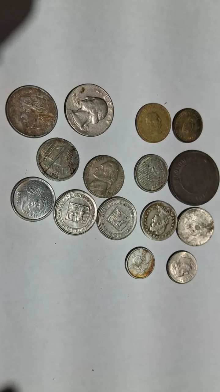 Lote de Moedas Antigas e Estrangeiras - INCLUIDO - 100 Réis (1925) - Foto 2